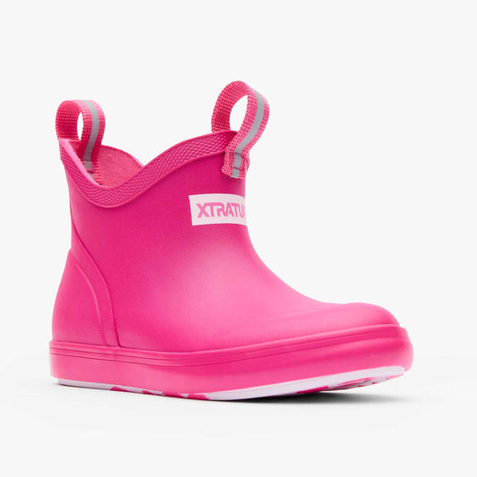 Big Kids Neon Pink Xtratuf Deck Boots