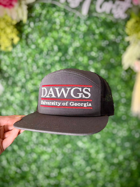 Grey & White Dawgs Hat