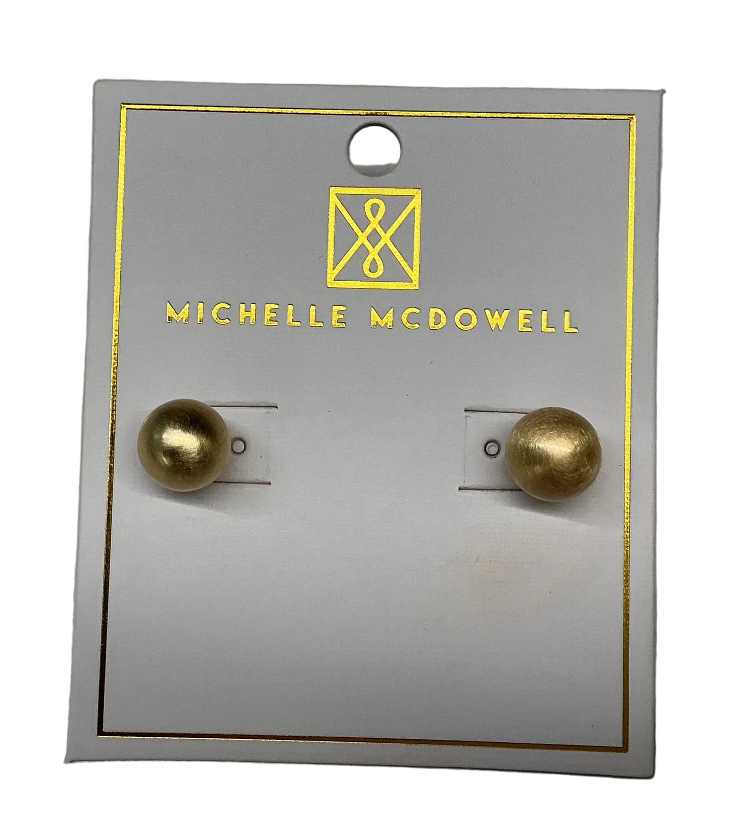 Michelle McDowell Grenada medium Gold earrings