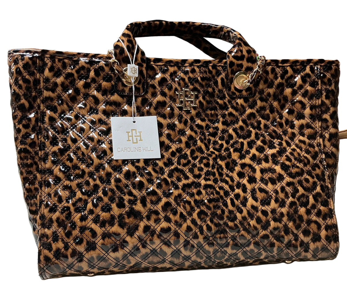 Leopard Carry All Bag by Caroline Hill