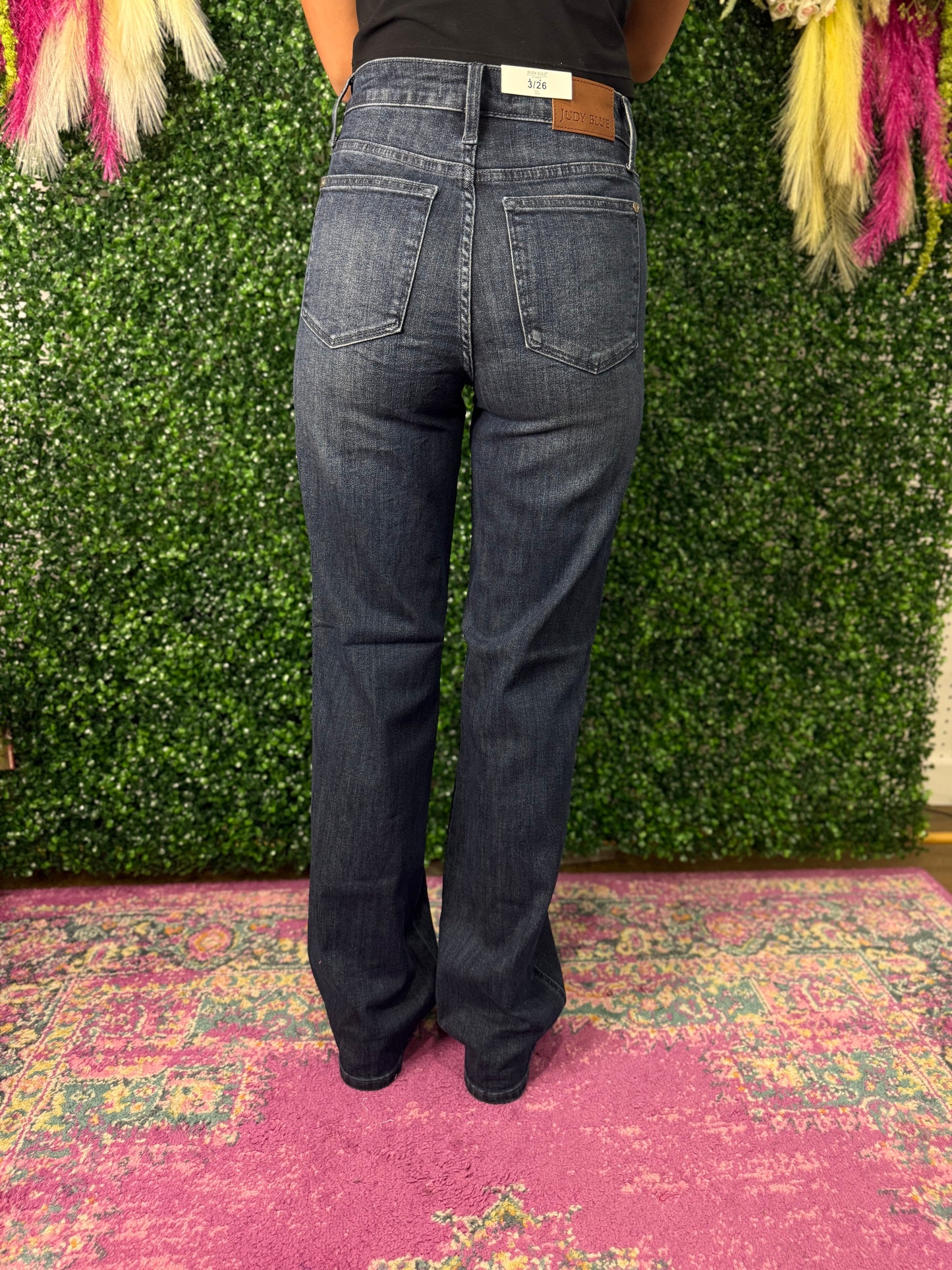 Dark Blue Tummy Control Jeans