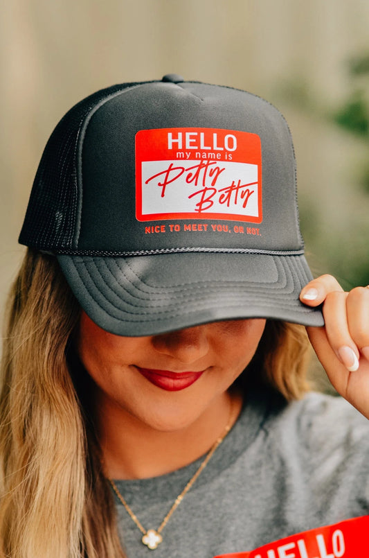 Petty Betty trucker hats