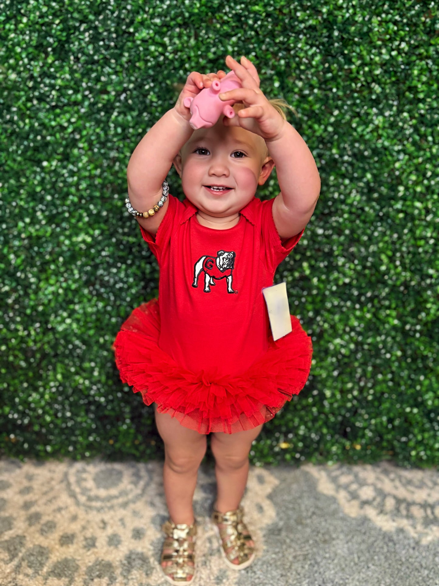 UGA Mascot Tutu Onesie