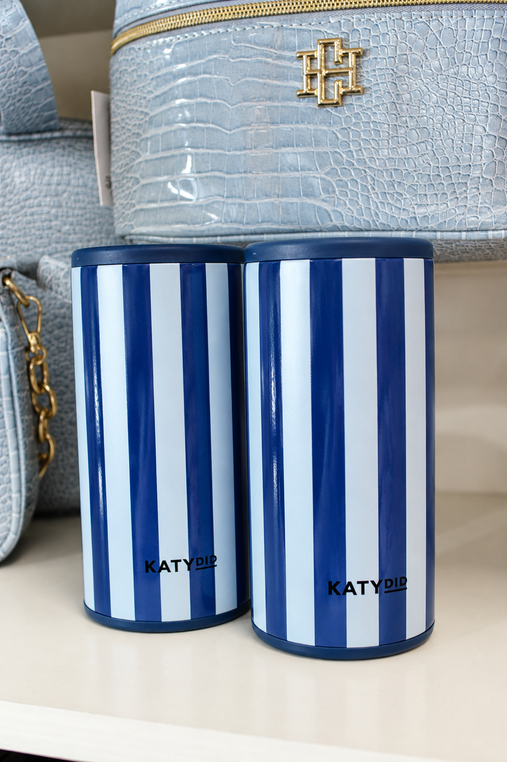 Light Blue & Navy Stripped Slim Coolie