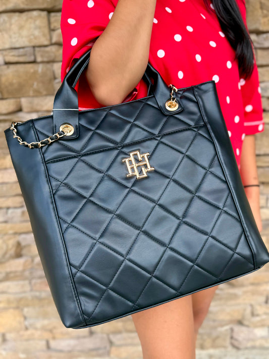 Caroline Hill Black Tote bag