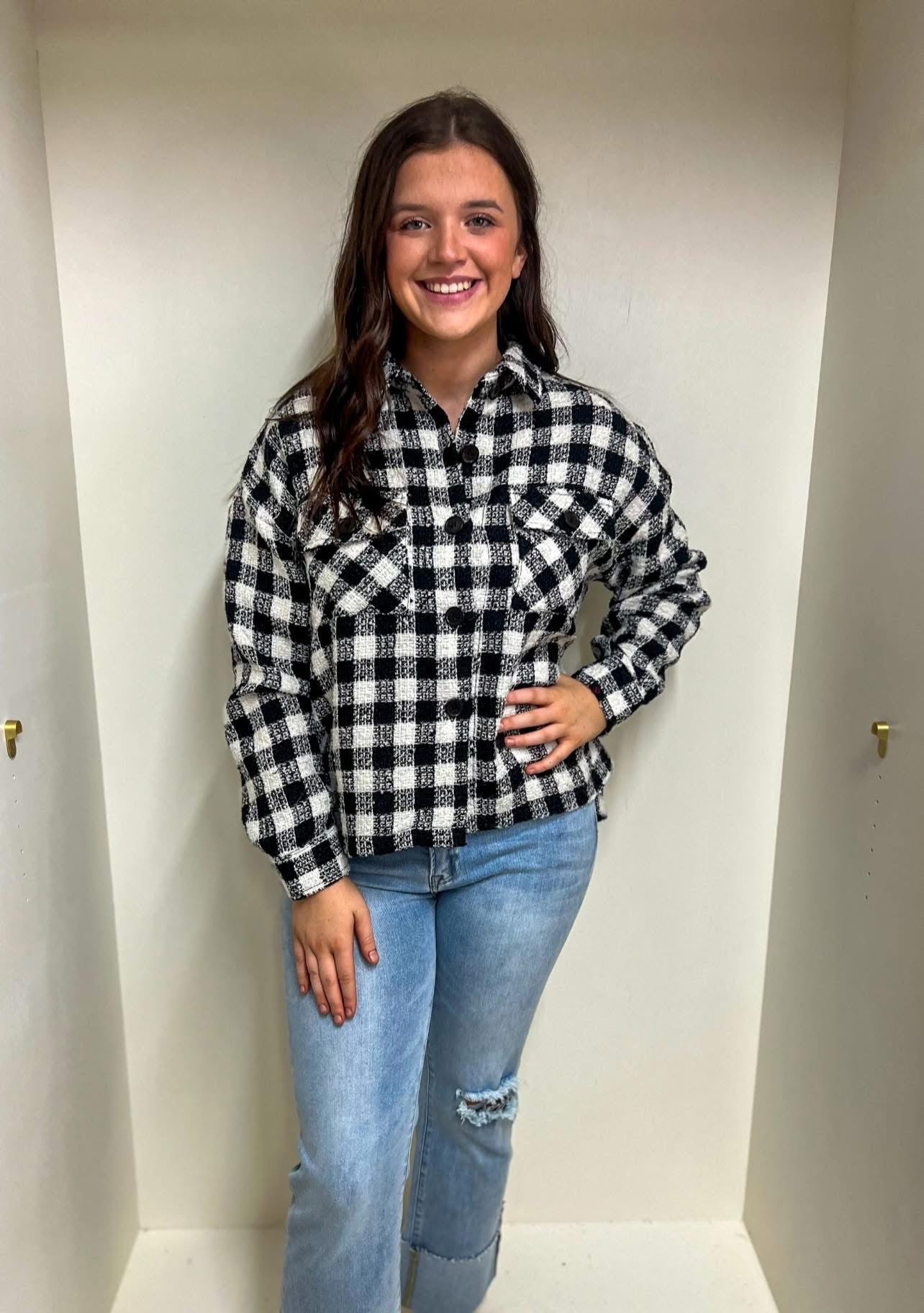 Cabin Check plaid jacket