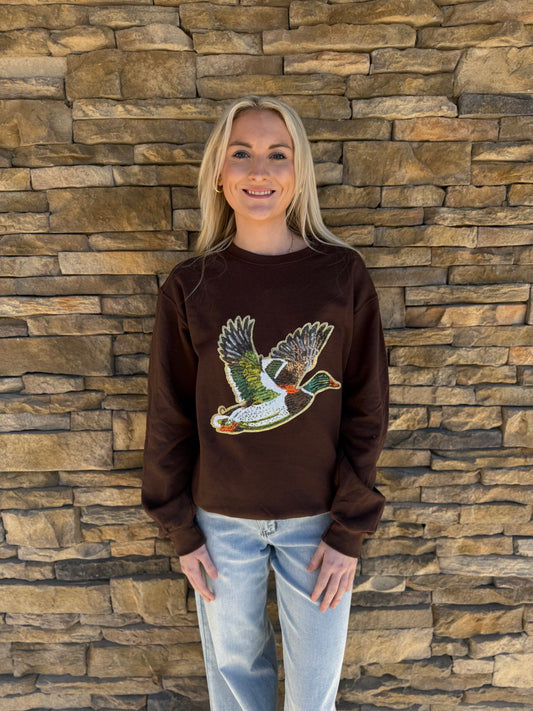 Sequin Duck Sweatshirt