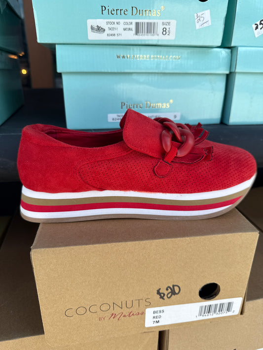 Bess Red Sneaker