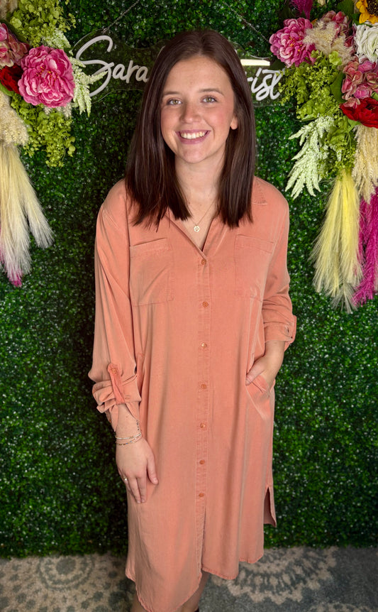 The Apricot Grace Dress