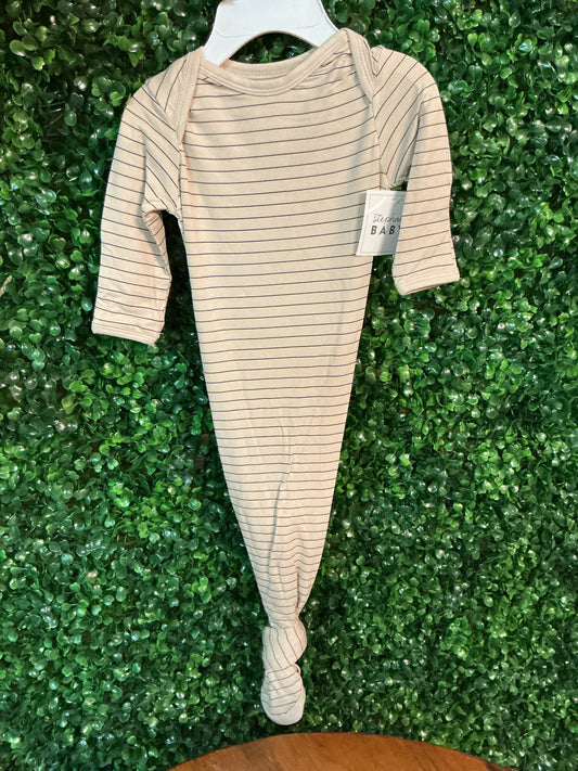 Knotted Gown - Striped