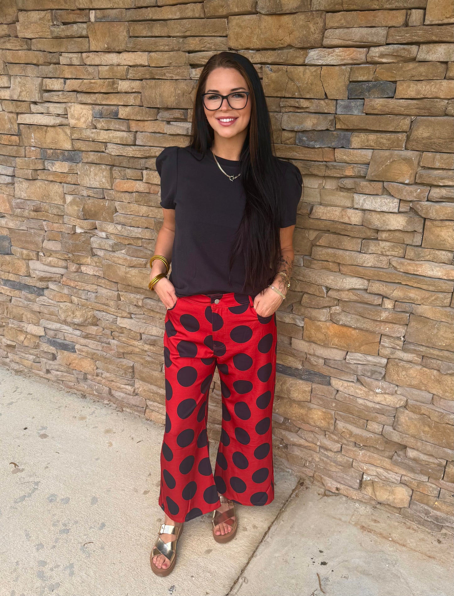 Game Day Polka Dot Pants