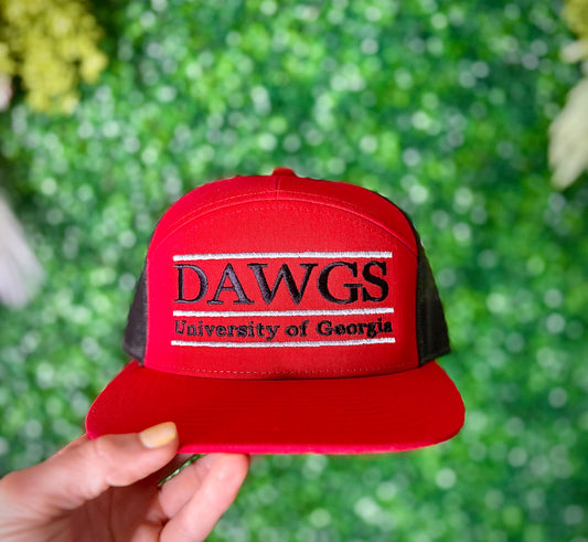 Red & Black Dawgs Hat