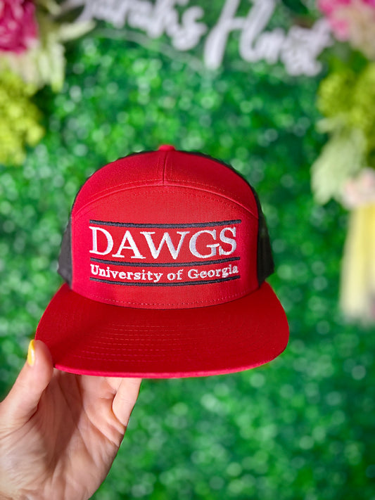 Red & White Dawgs Hat