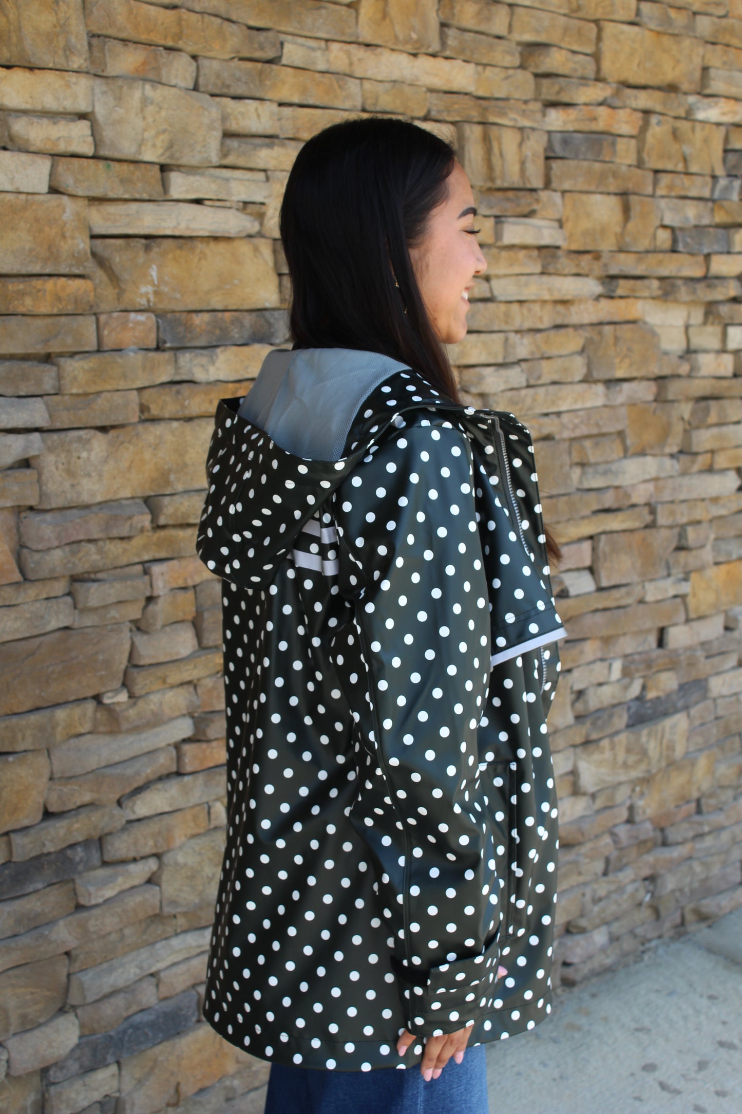Lulu Mac Polka Dot Raincoat
