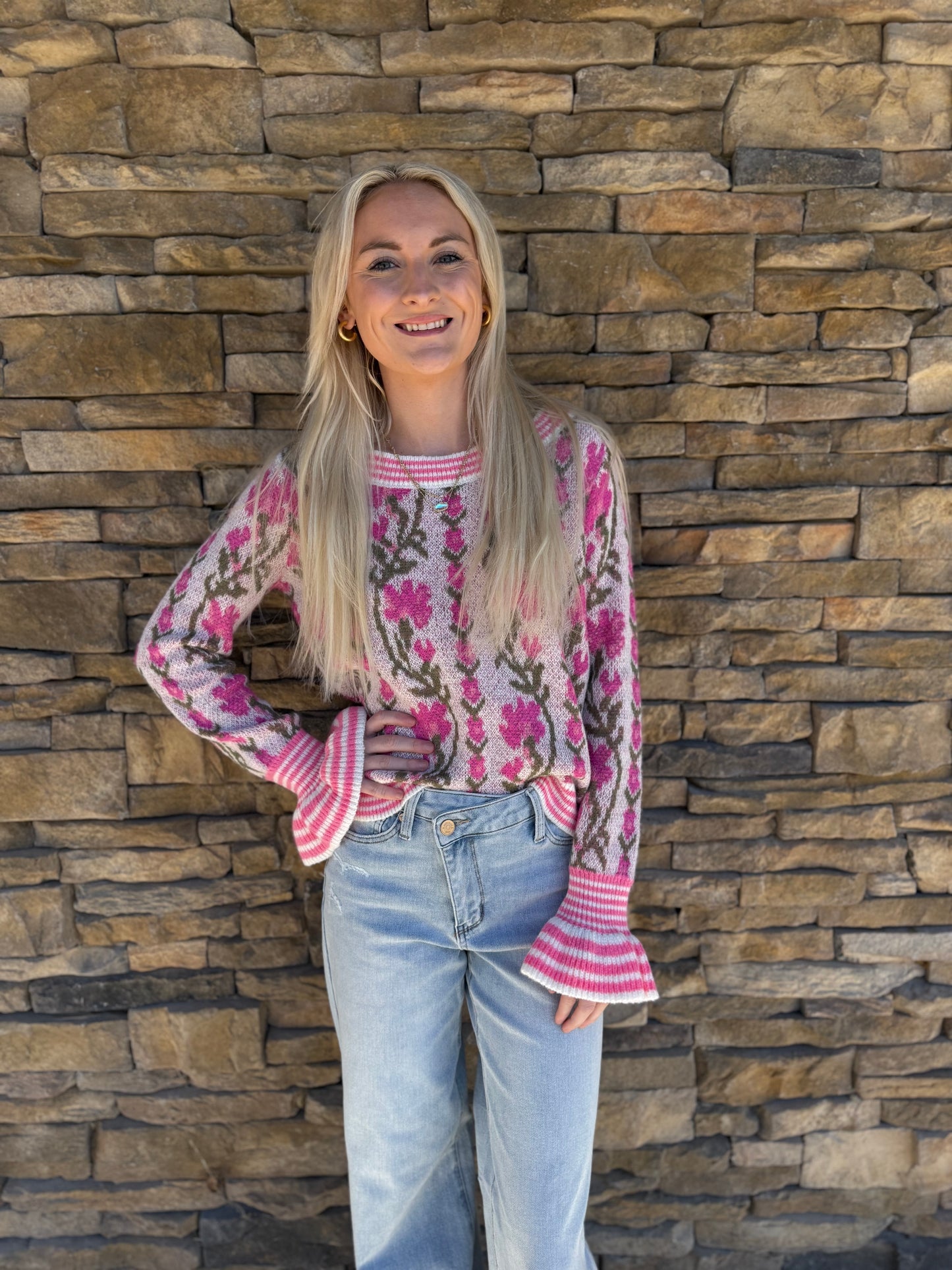 Blossom Belle Knit Sweater