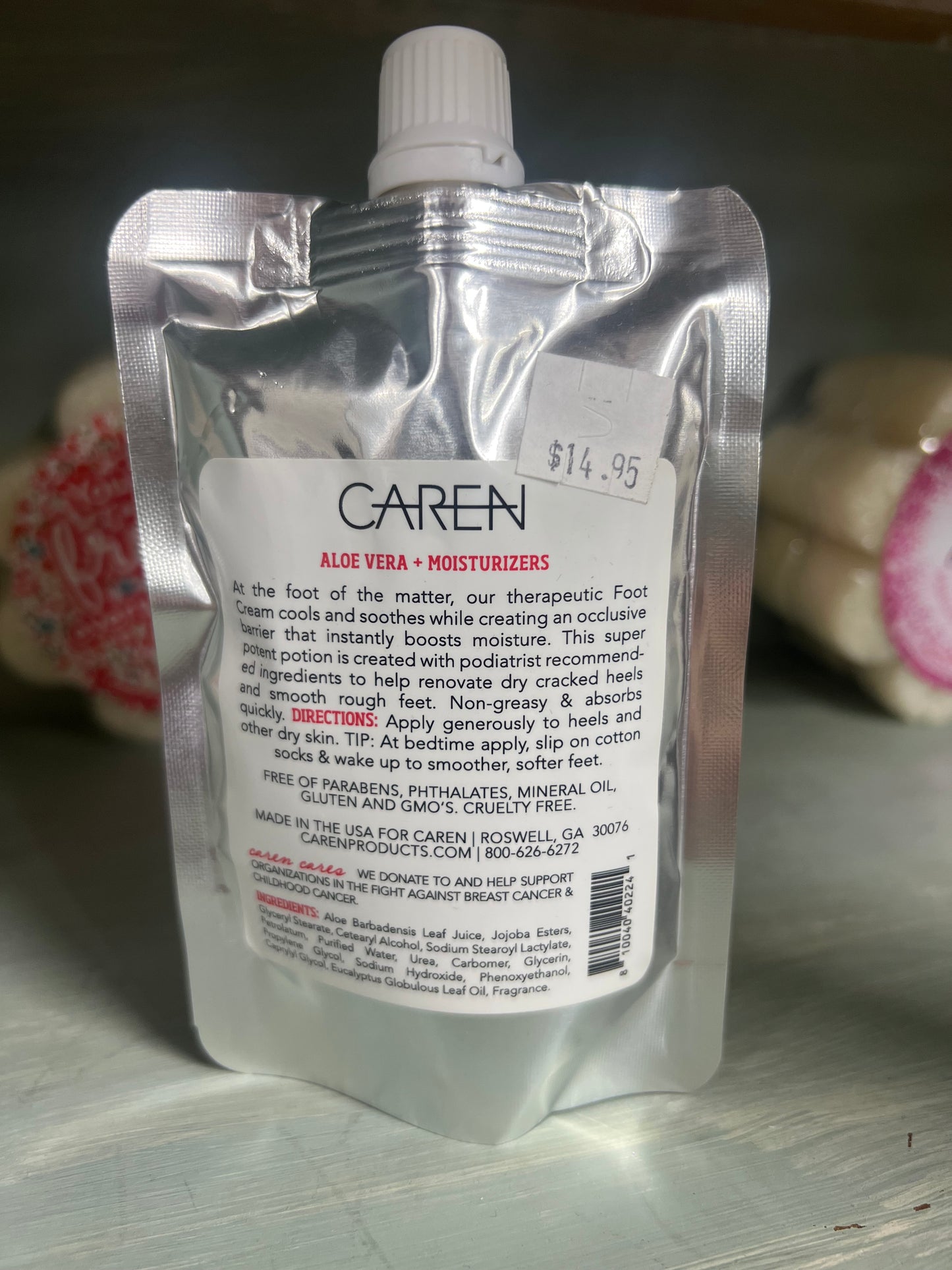 Tootsies foot cream by Caren