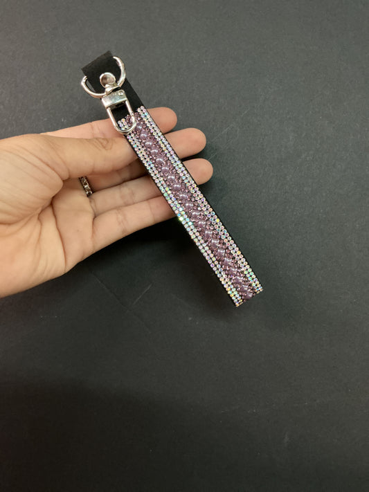 Bedazzled Strap Keychain