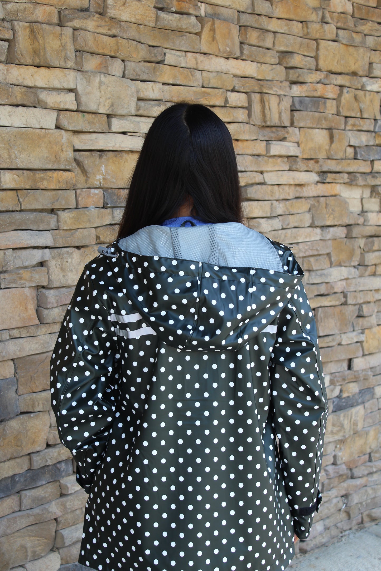 Lulu Mac Polka Dot Raincoat