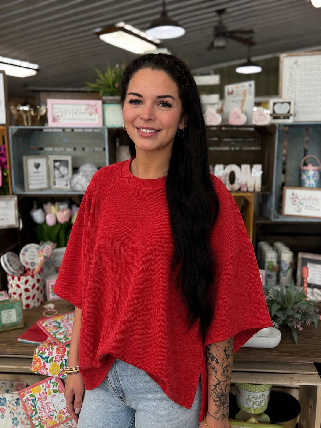 Zenana Plus Double Knit Top