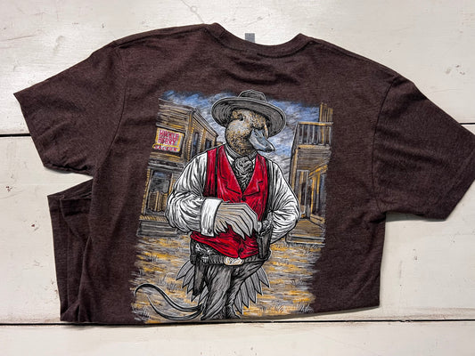 Combat waterfowl Outlaw Duck T-shirt