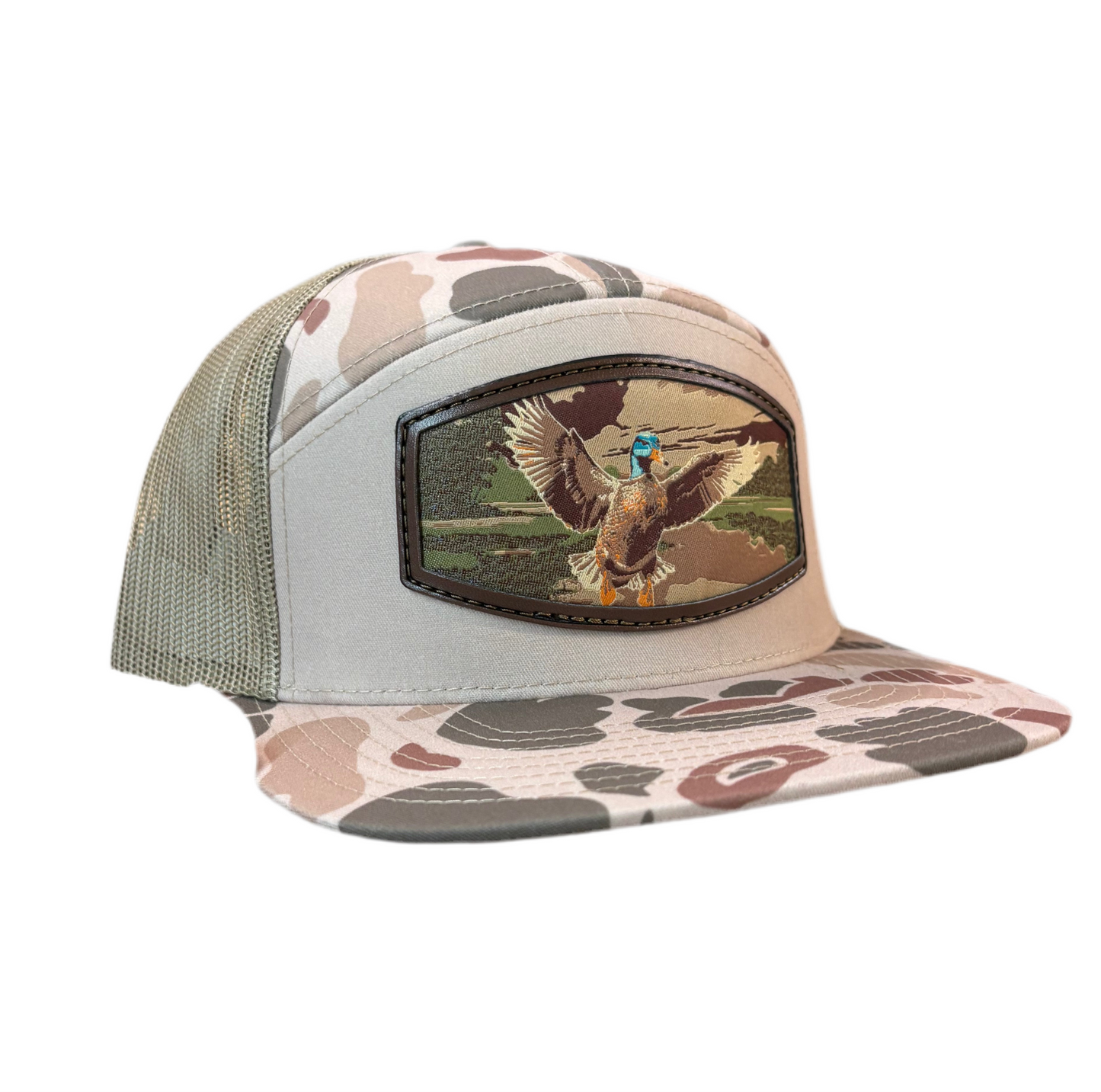 Mallard Woven Patch | Harvest/Camo | 7 Panel