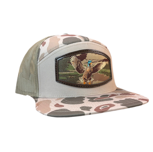 Mallard Woven Patch | Harvest/Camo | 7 Panel
