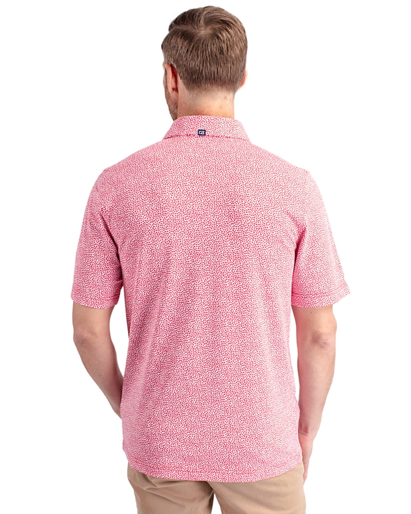 Red Speck Huddle Polo