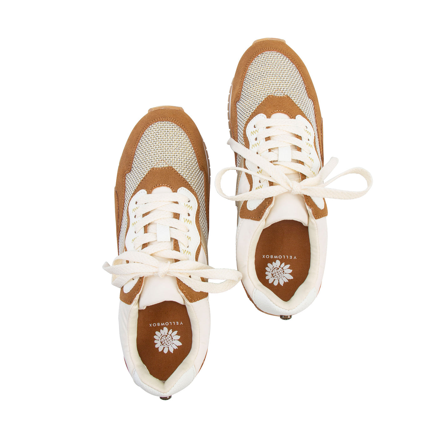 Yellowbox accent chestnut sneaker