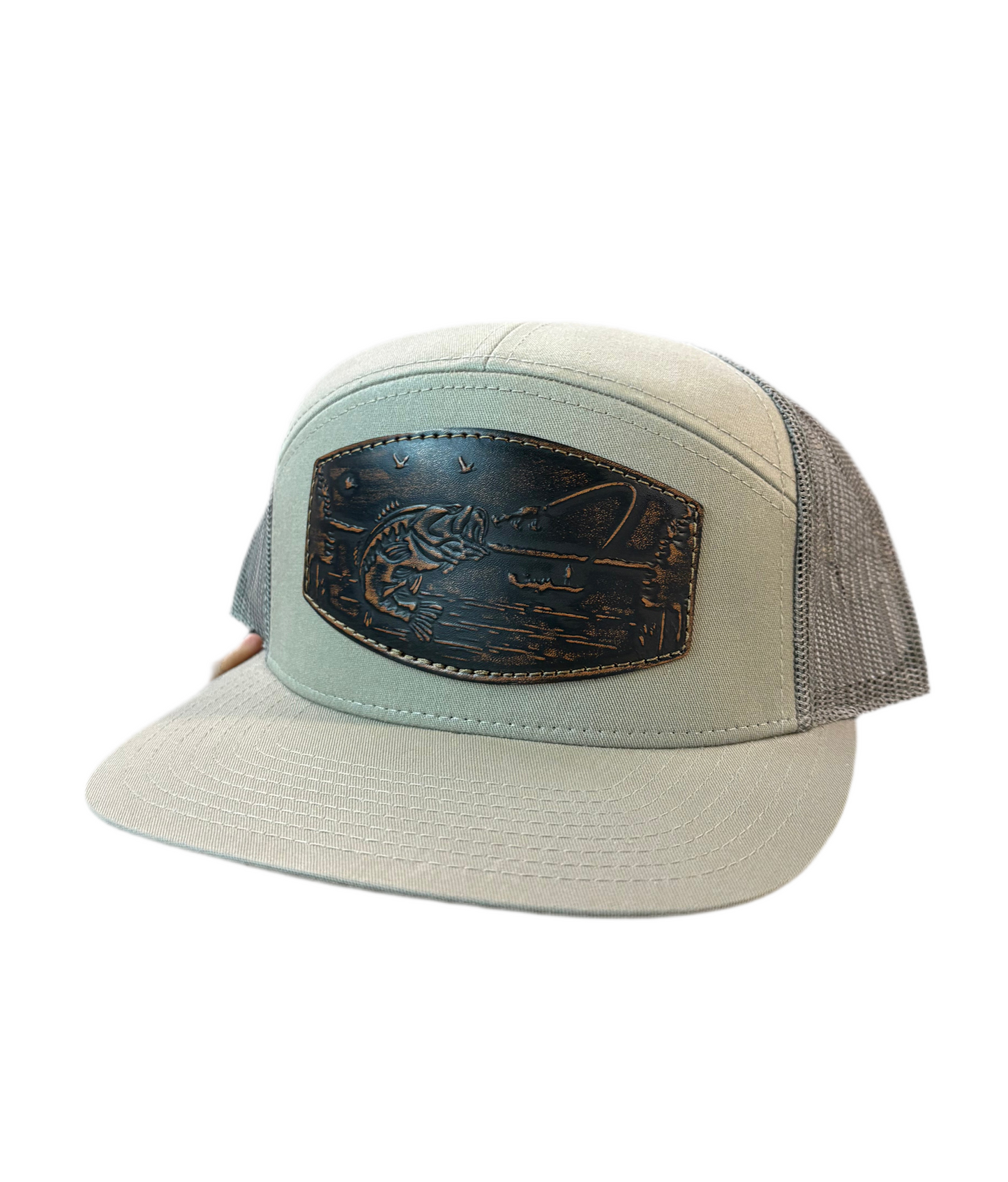 Bass Patch | Loren/Khaki | 7 Panel