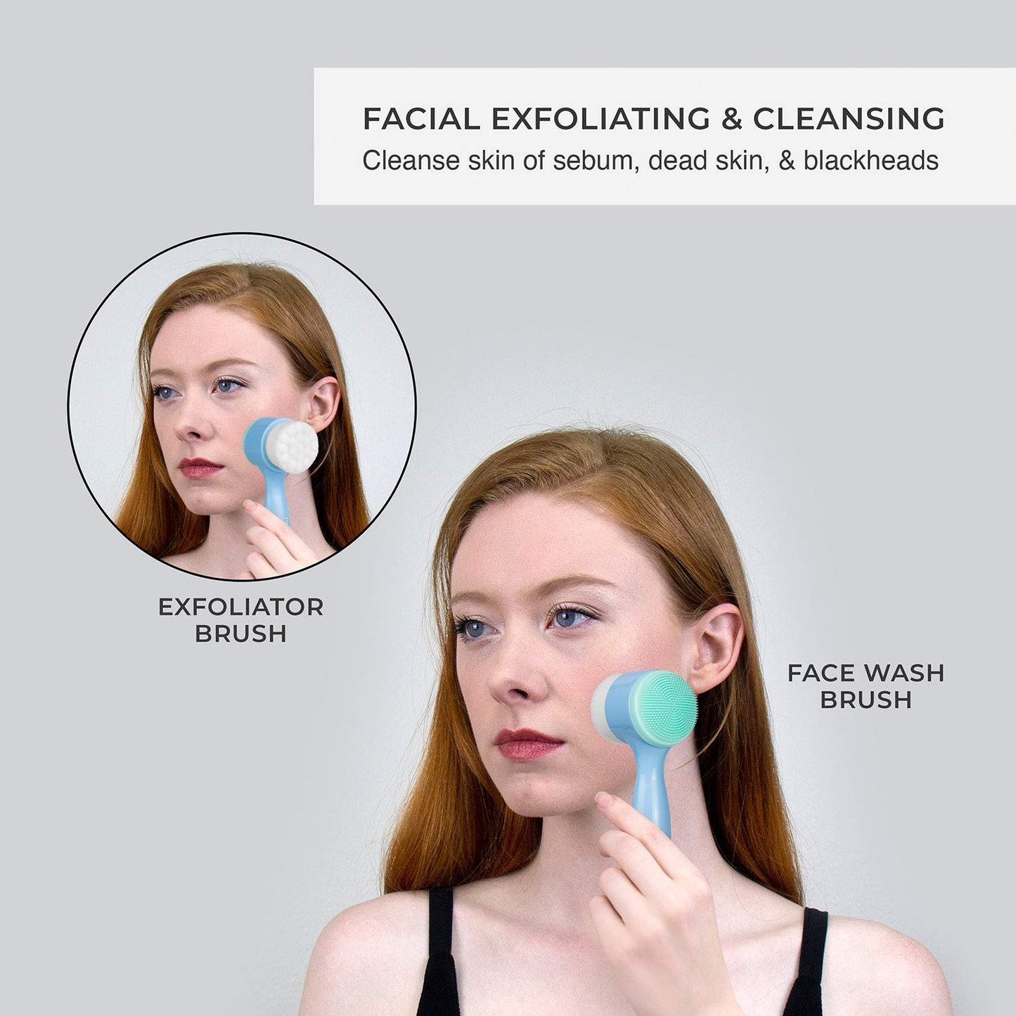 Face cleaning brush