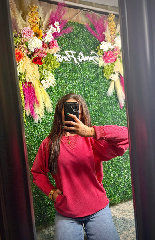 The Afterglow Red Sweatshirt