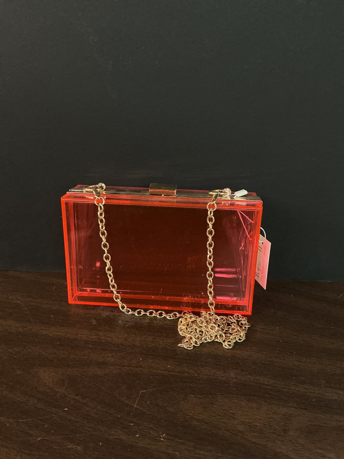 Clear Game Day Mini Bag Red