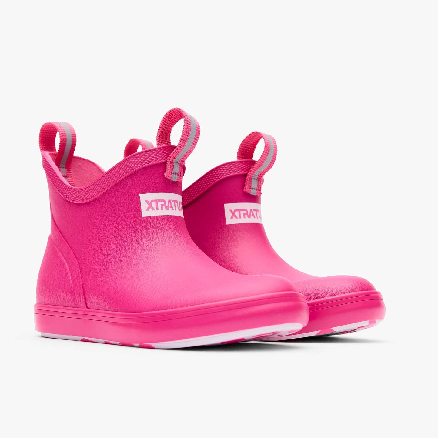 Big Kids Neon Pink Xtratuf Deck Boots