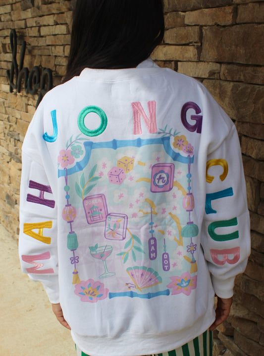 Mohjong Club Mockneck Sweatshirt