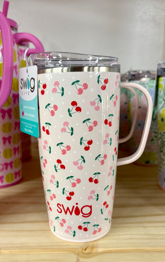 Cherry Pie Insulated Travel Mug 22oz | Swig Life