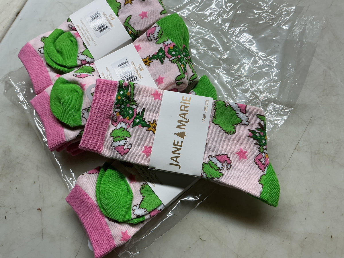 Pink Merry Mischief Tall Sock