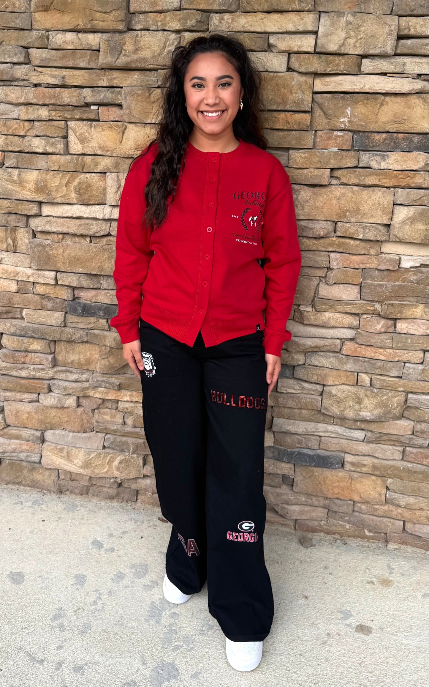 Georgia Bulldog Cardigan