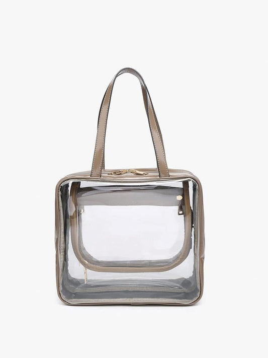 Rae Clear Cosmetic Bags by Jen & Co.