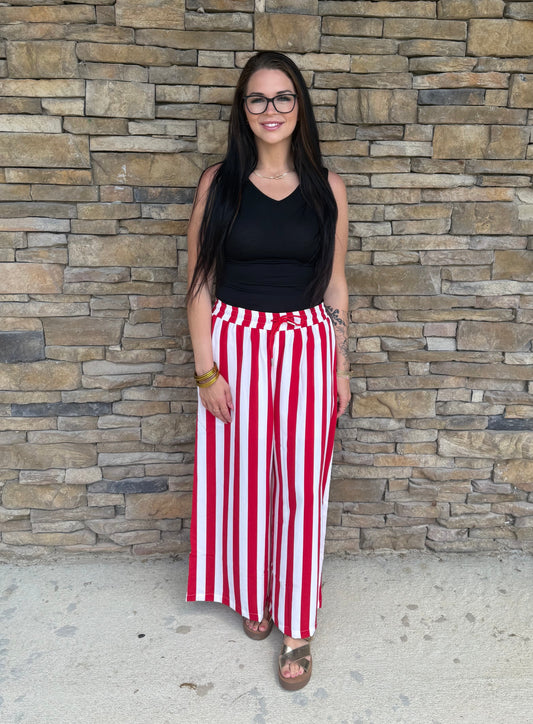 Stars & Stripes Wideleg Pants