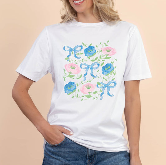 Bows and Blossoms Tee