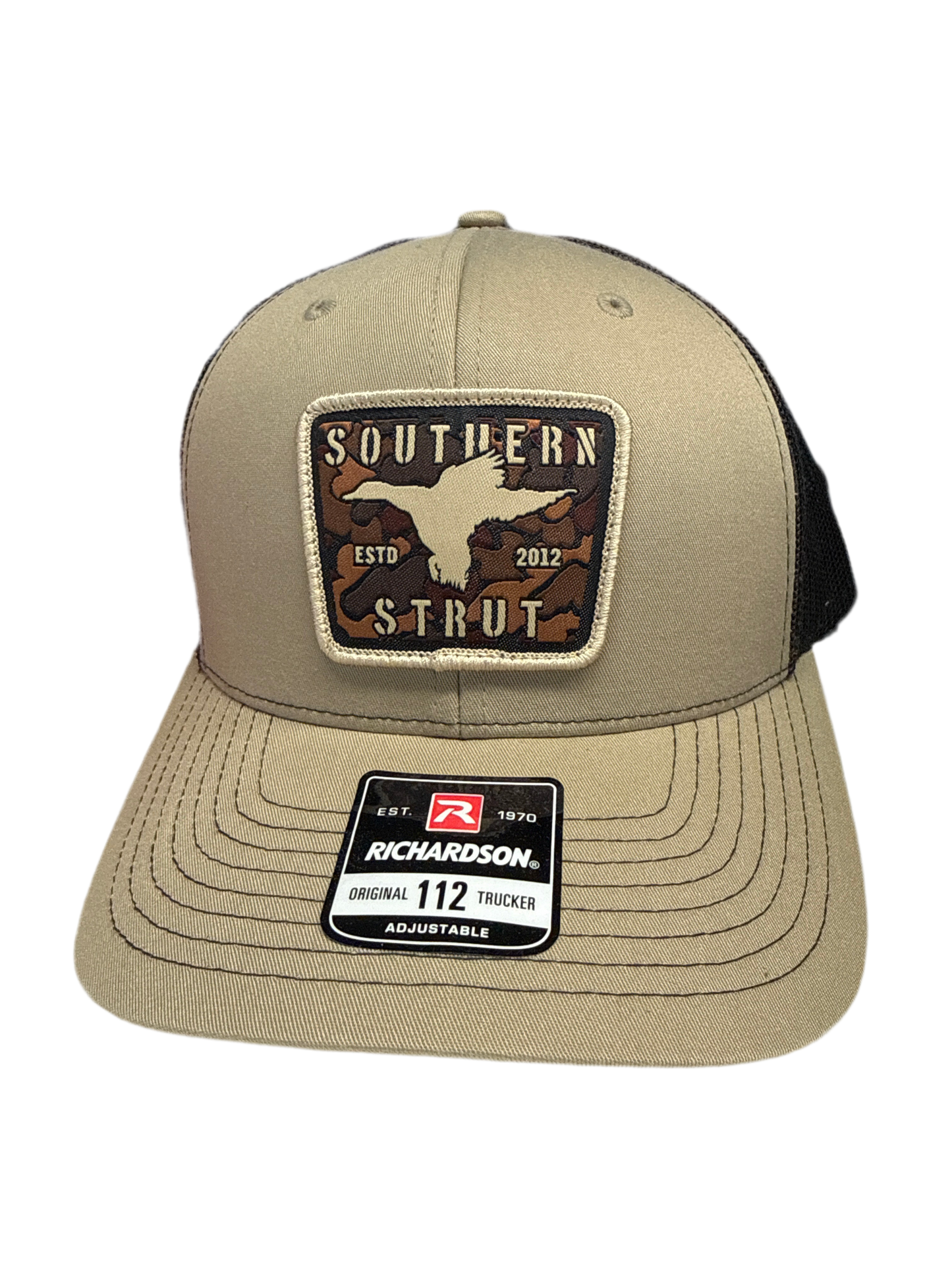 Camo Duck Woven Patch Hat