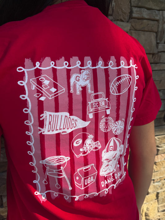 UGA Stripe T-Shirt