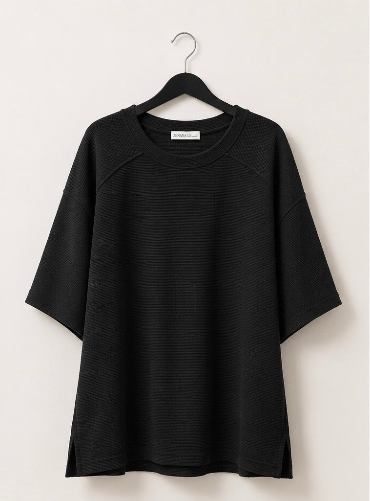 Zenana Plus Double Knit Top