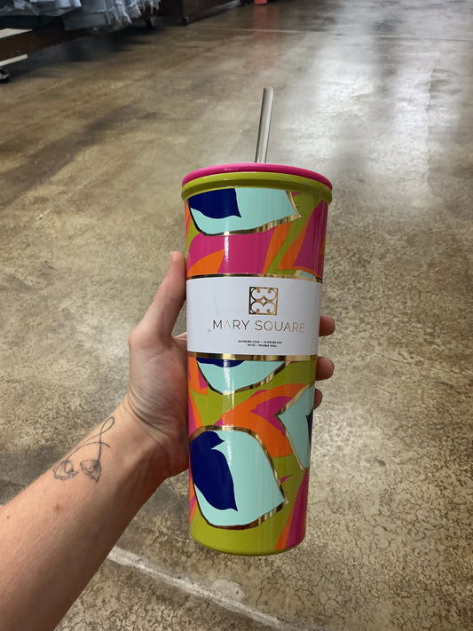 Birds of a Feather Straw Tumbler 24oz