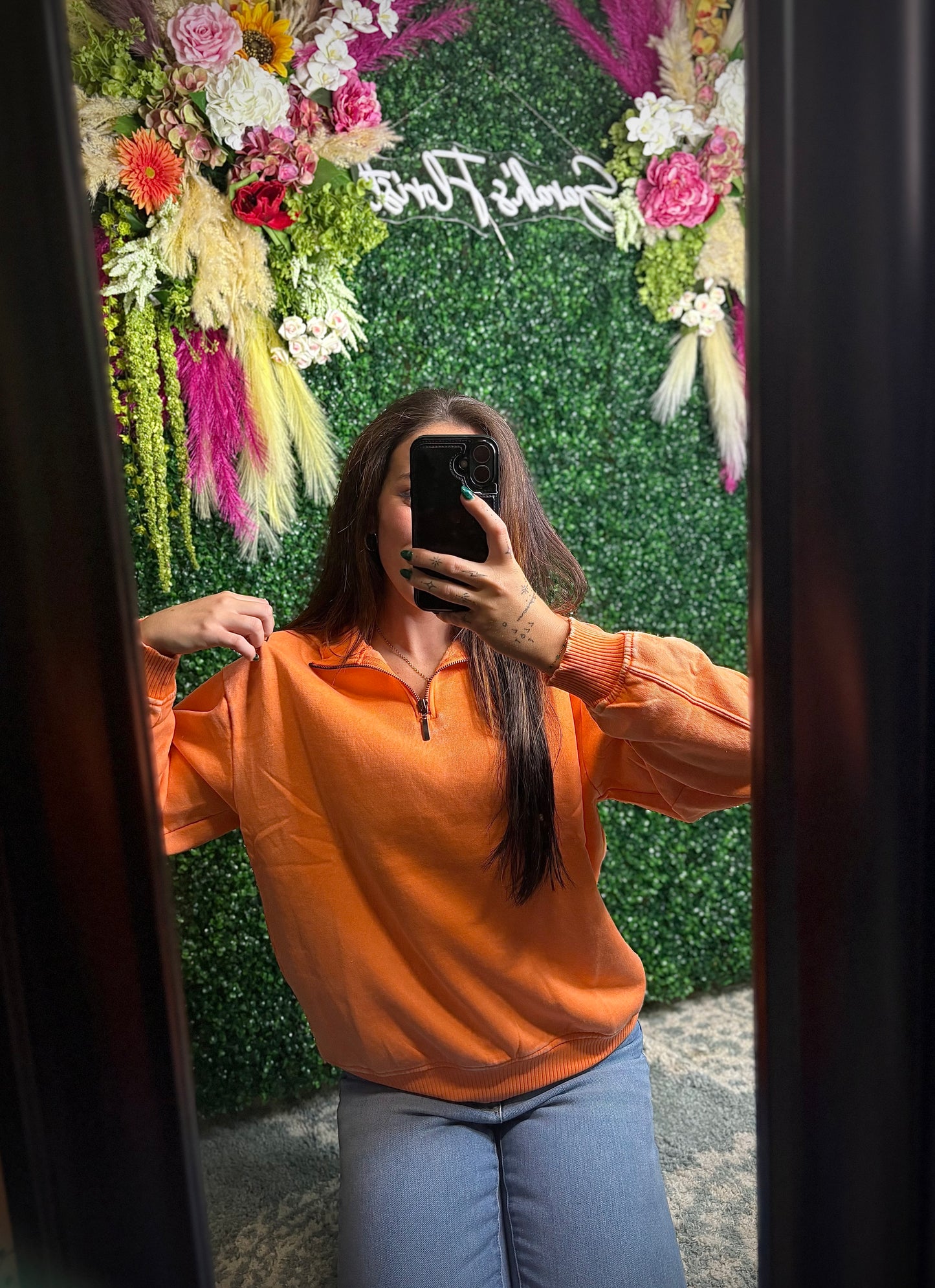 The Voltage Orange Pullover