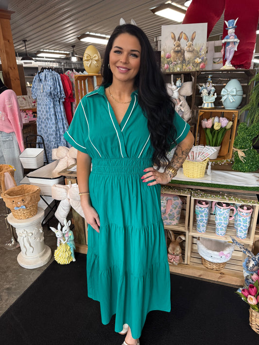 The Emerald Grace
 Maxi Dress