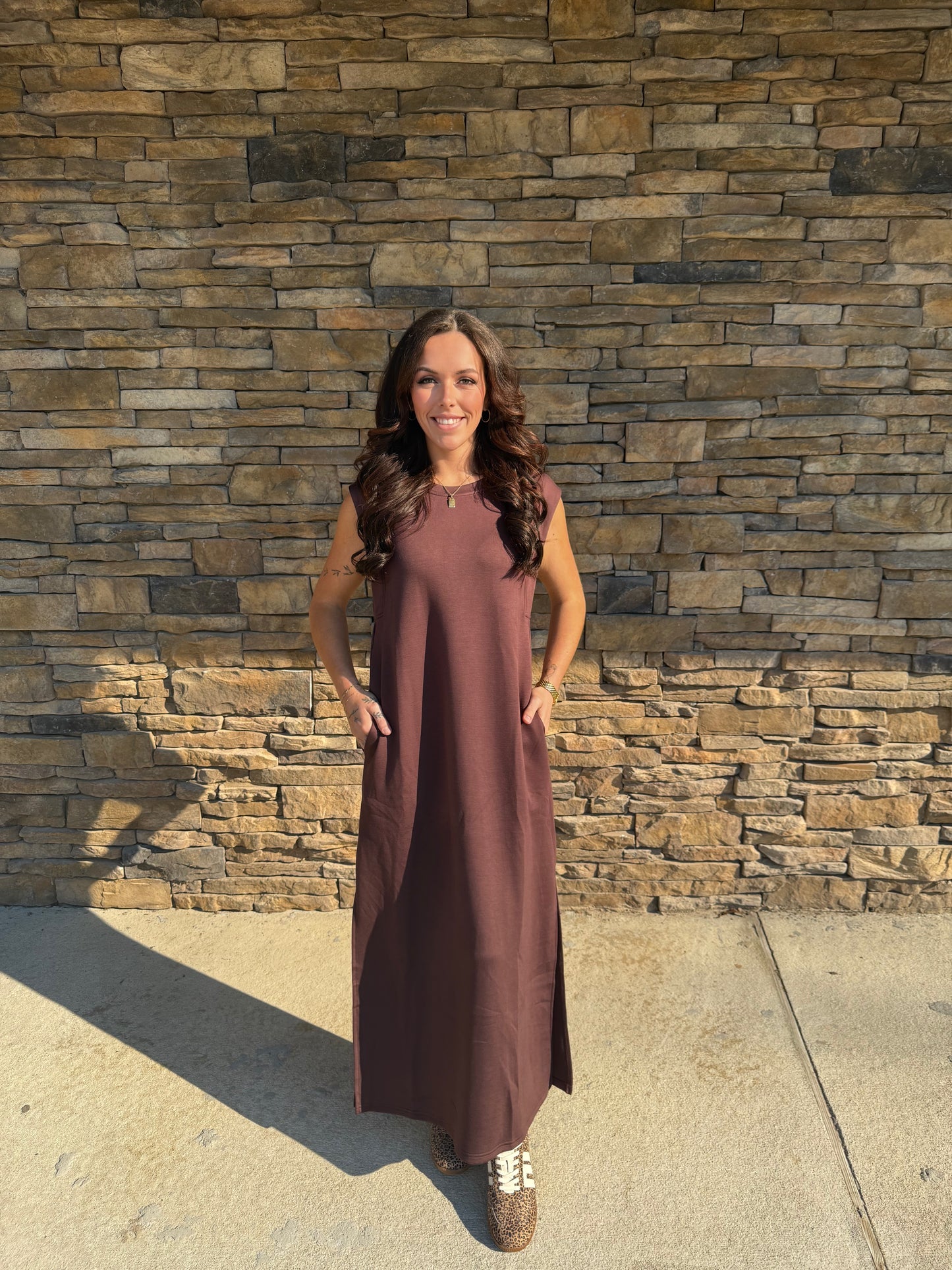 Entro Brown Dress