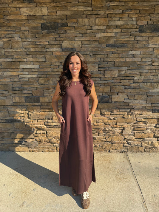 Entro Brown Dress