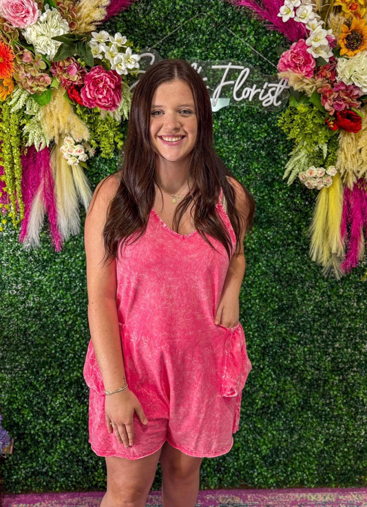 The Fuchsia Romper