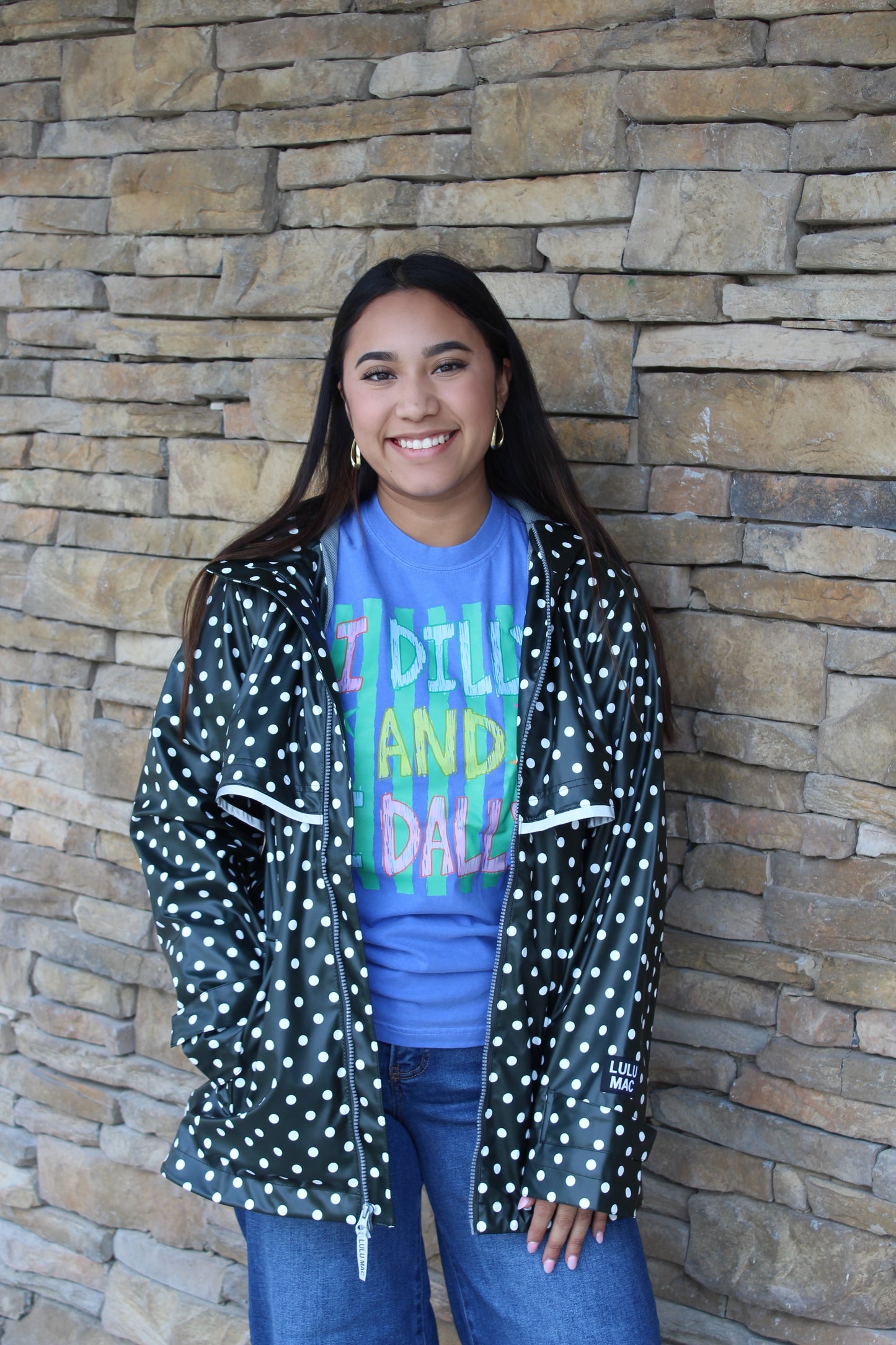 Lulu Mac Polka Dot Raincoat